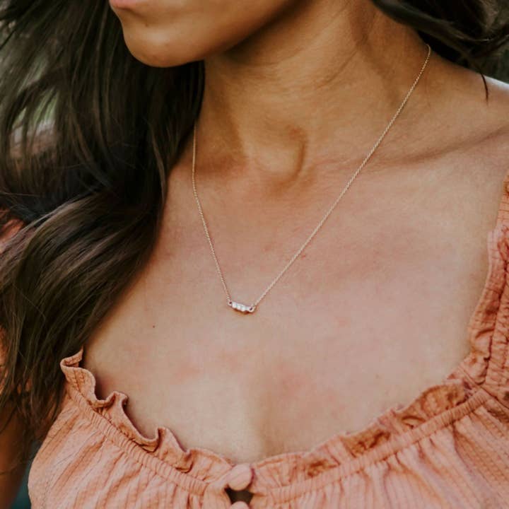 Connect the Dots Necklace for wholesale by Aurora Oro Jewelry