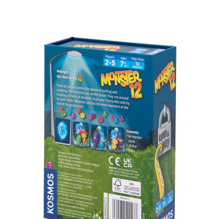 Thames & Kosmos UK LP - Vendita all'ingrosso Giochi da tavolo - Apri e Gioca: Mostro 12 - Gioco da Tavolo10