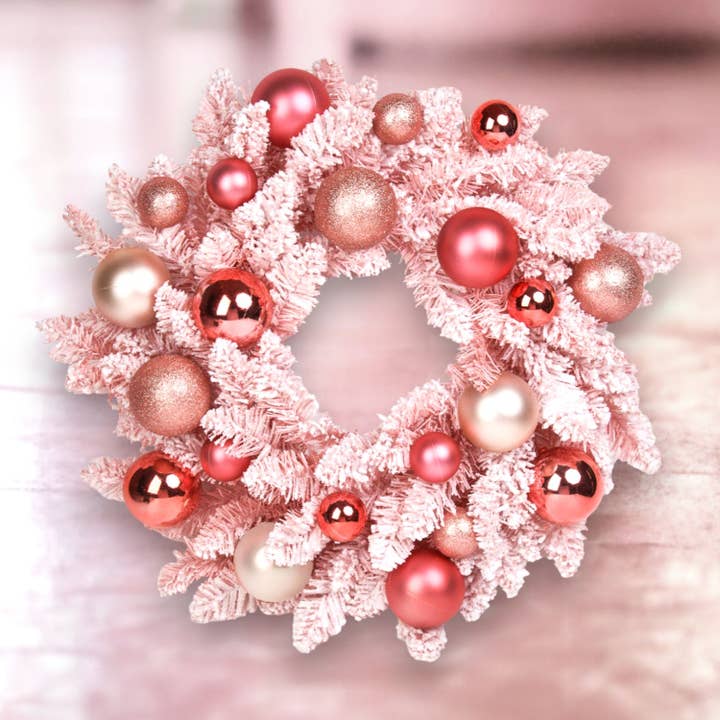 Pink Multicolor Wreath for wholesale by Dunn Deals