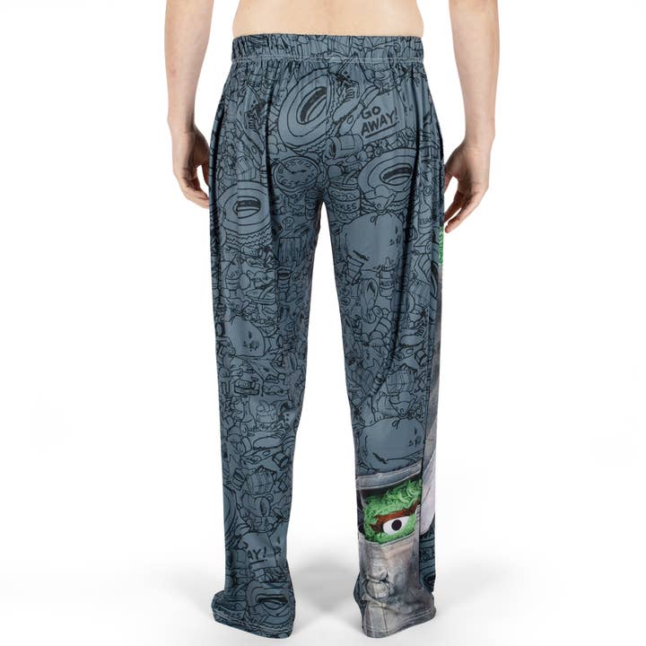 BRIEF INSANITY - Wholesale Lounge Sweatpants/Joggers - Kids - Sesame Street Oscar The Grouch Lounge Pants