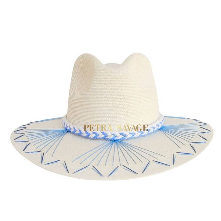 Sombrero de Paja Indiana Crown para Mujer BETTY para venta al por mayor de PETRA SAVAGE