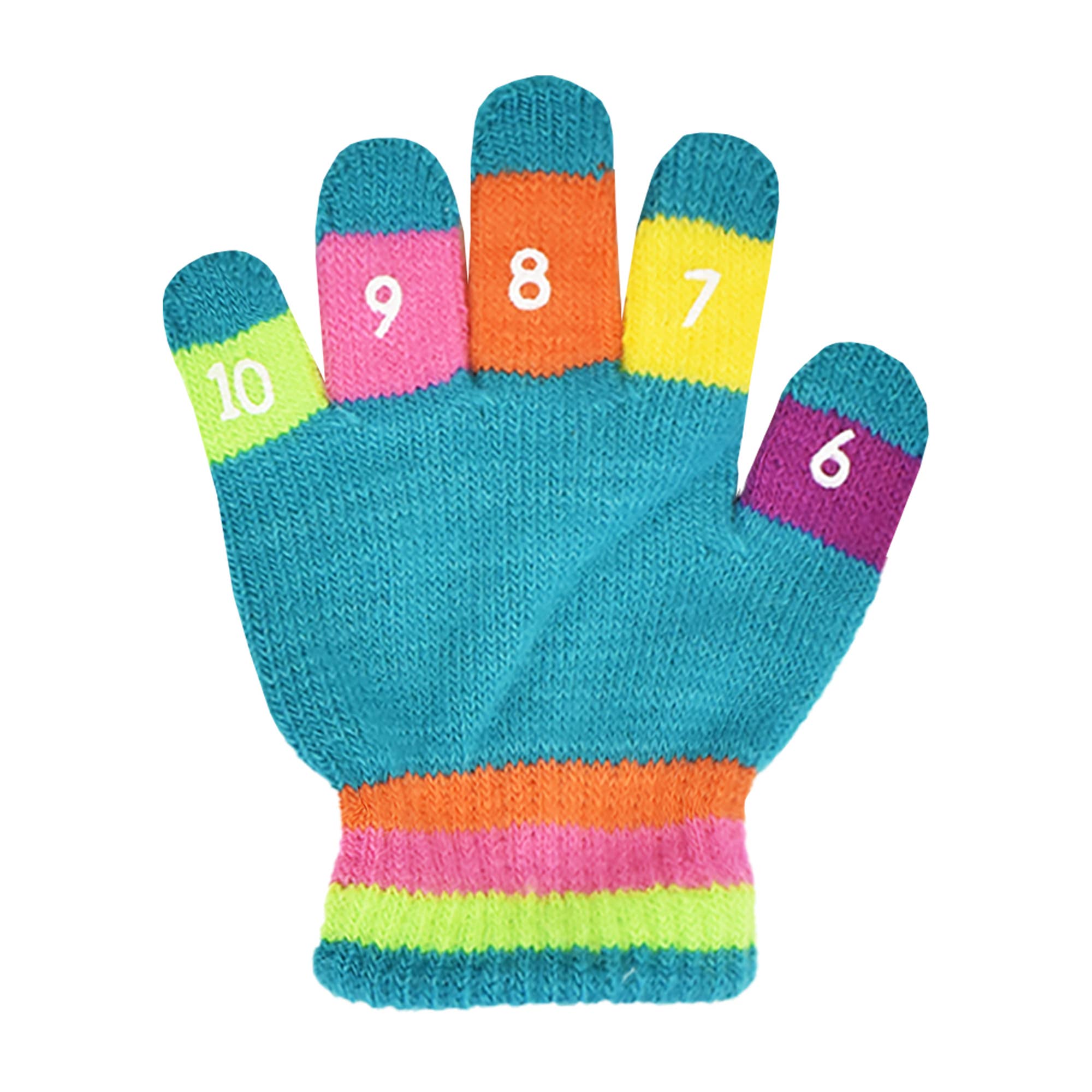 Grand Sierra - Wholesale Gloves - Kids - Boys/Girls Stretch Number Gloves Size 2-4 - 341115