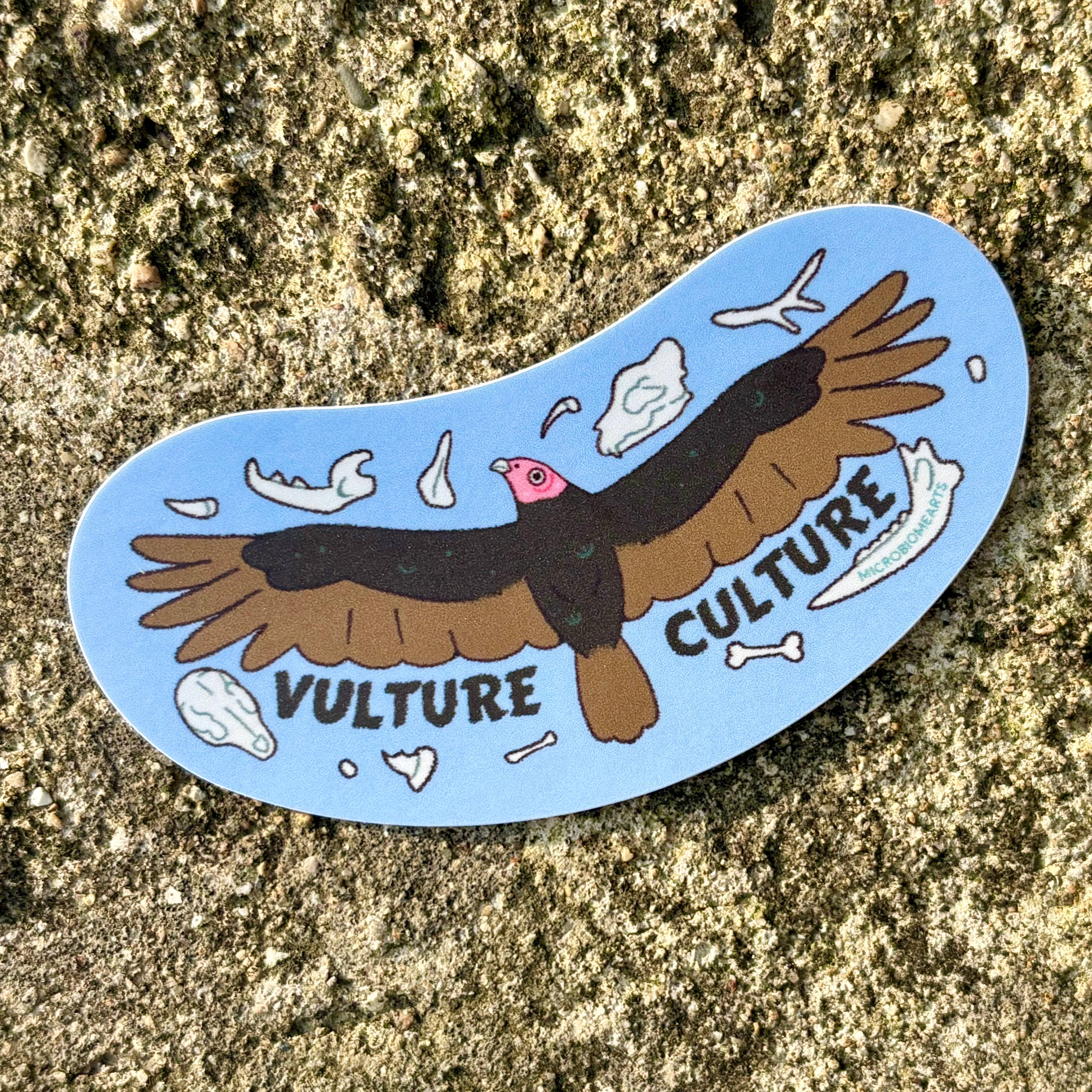 Microbiome Arts - Wholesale Sticker - Vulture Culture 3.5” Sticker0