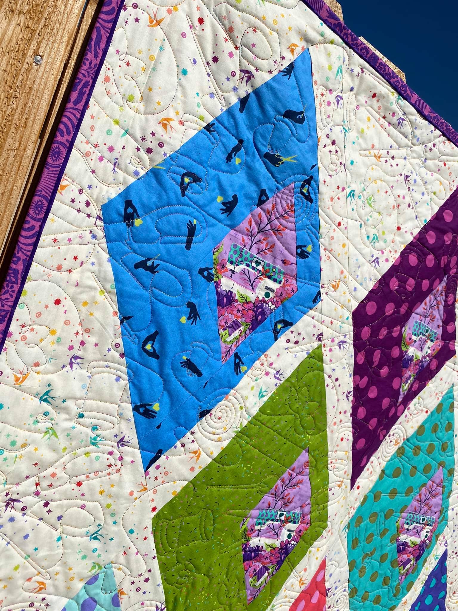 Rachel Rossi Design - Wholesale Craft Sewing Kit - Tiny Dancer | Quilt Pattern | Modern Vintage16