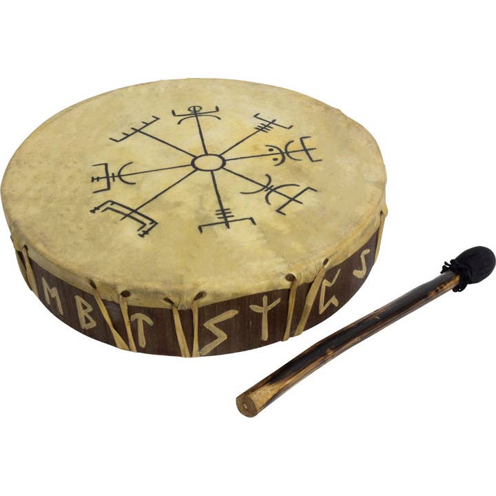 Ceremonial Drum - Vegvisir (Each) for wholesale by Kheops International