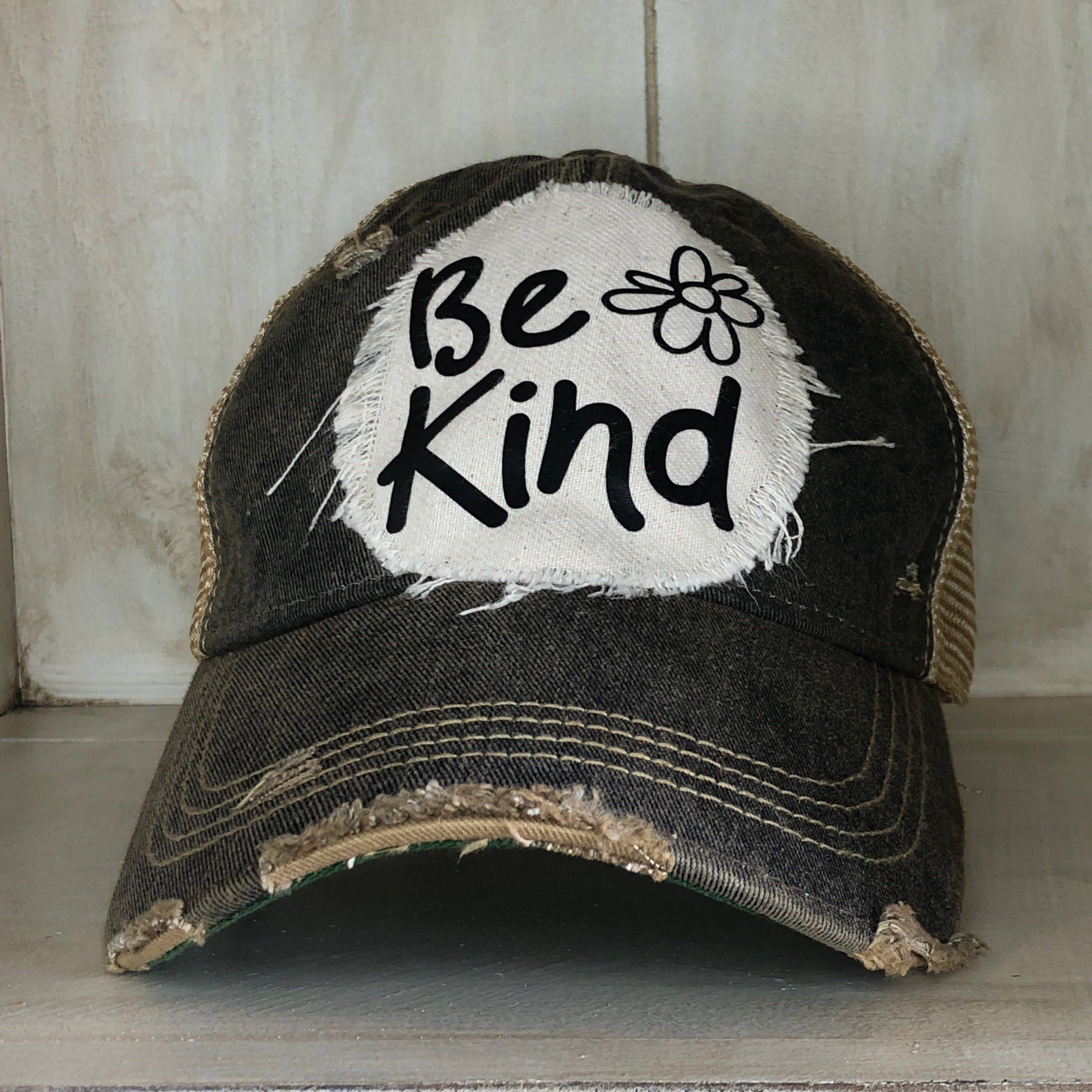 BohoGroove - Wholesale Baseball Cap - Women's -  “Be Kind” Hat – Positive Message Snapback Trucker0