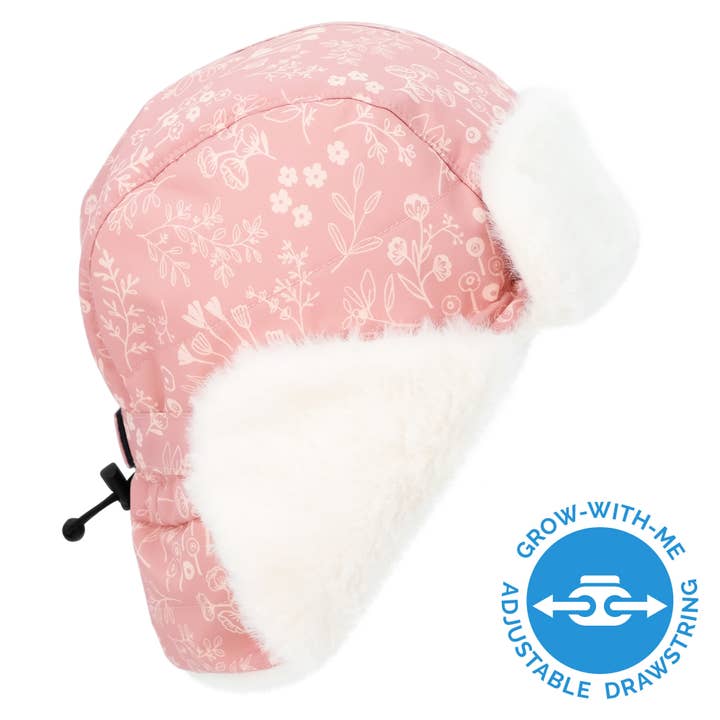 Jan & Jul - Wholesale Trapper/Bomber Hat - Kids - Prairie Flowers | Toasty-Dry Trapper Hat3