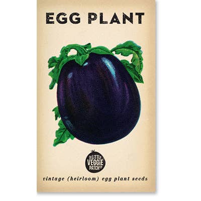 Little Veggie Patch Co - Wholesale Plant Seeds - Eggplant 'Florida Market' Heirloom Seeds