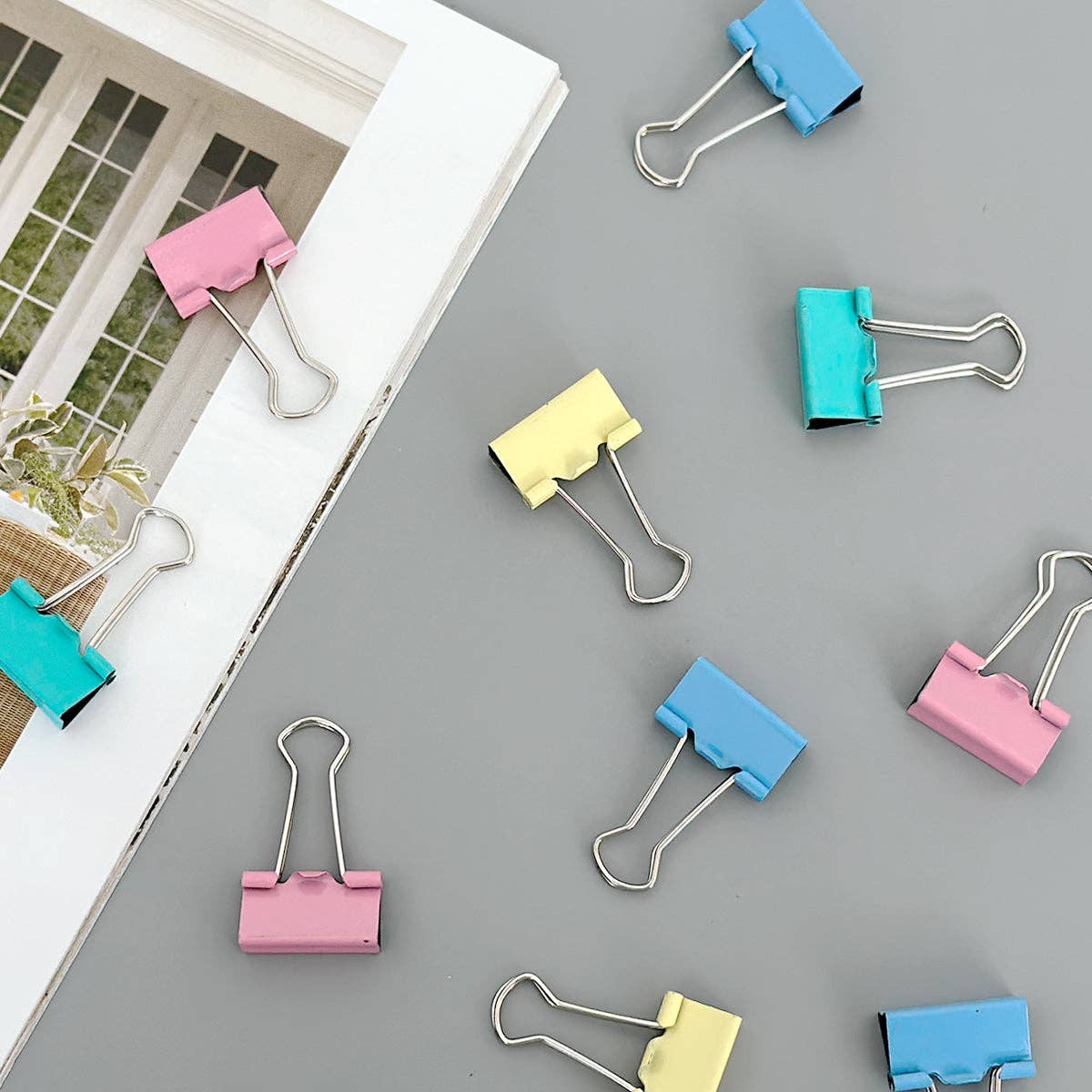 Wrapables.com - Wholesale Binderclip - Wrapables Multicolor Binder Clips for Office, Paper Clamps2