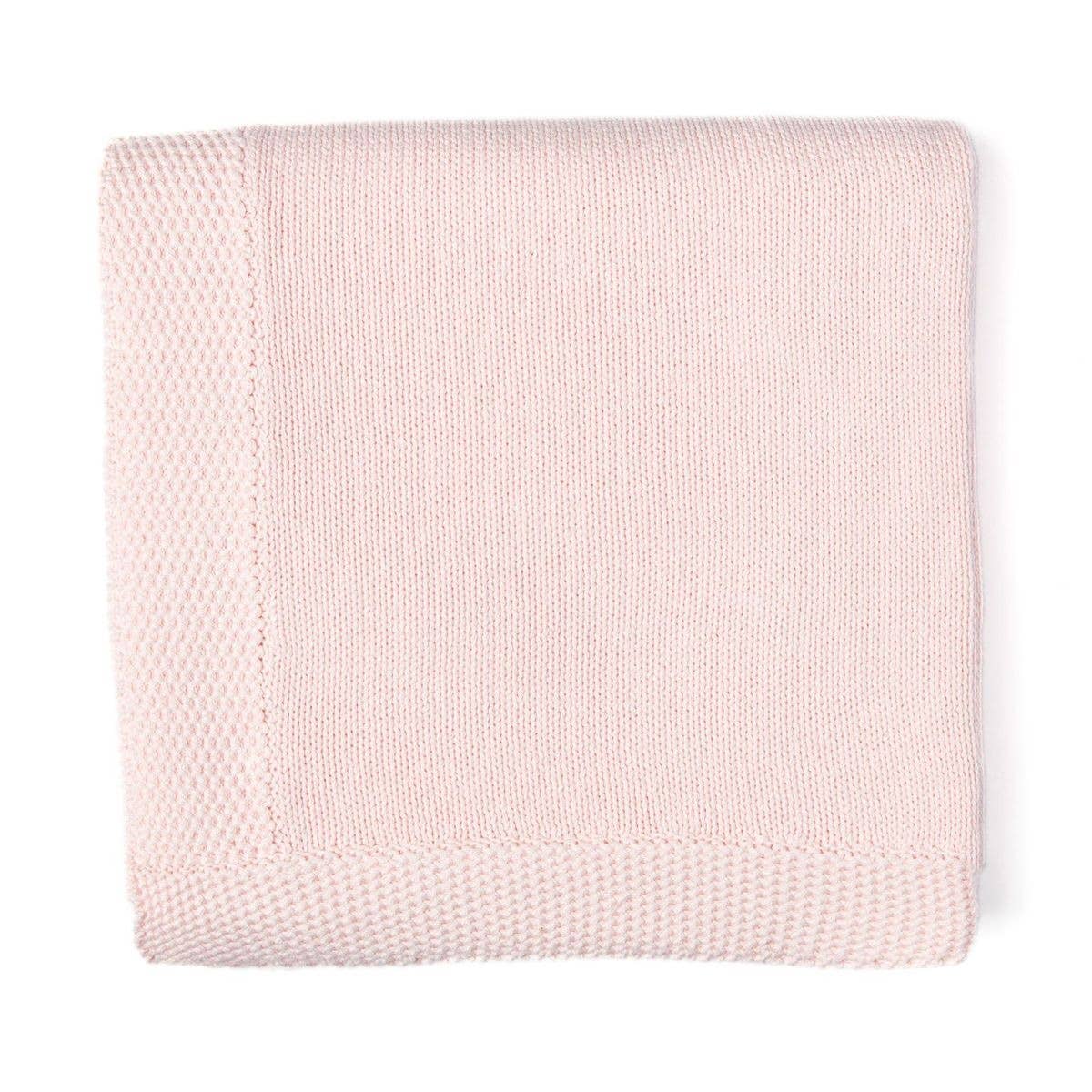 Rose Textiles - Wholesale Bedding Blanket - Kids & Baby - Pink Knit Blanket with Border1