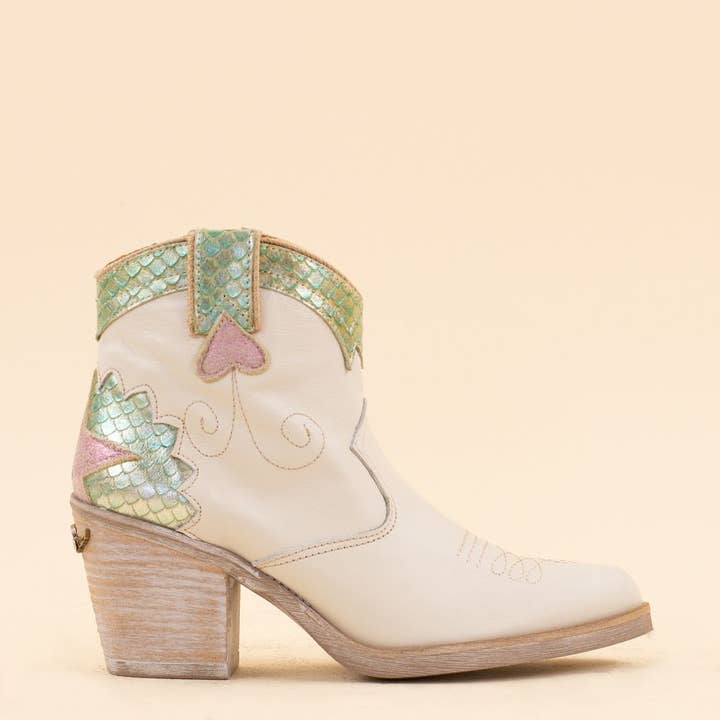 Nemonic 2280 ankelstövlar offwhite för wholesale av Moonrise