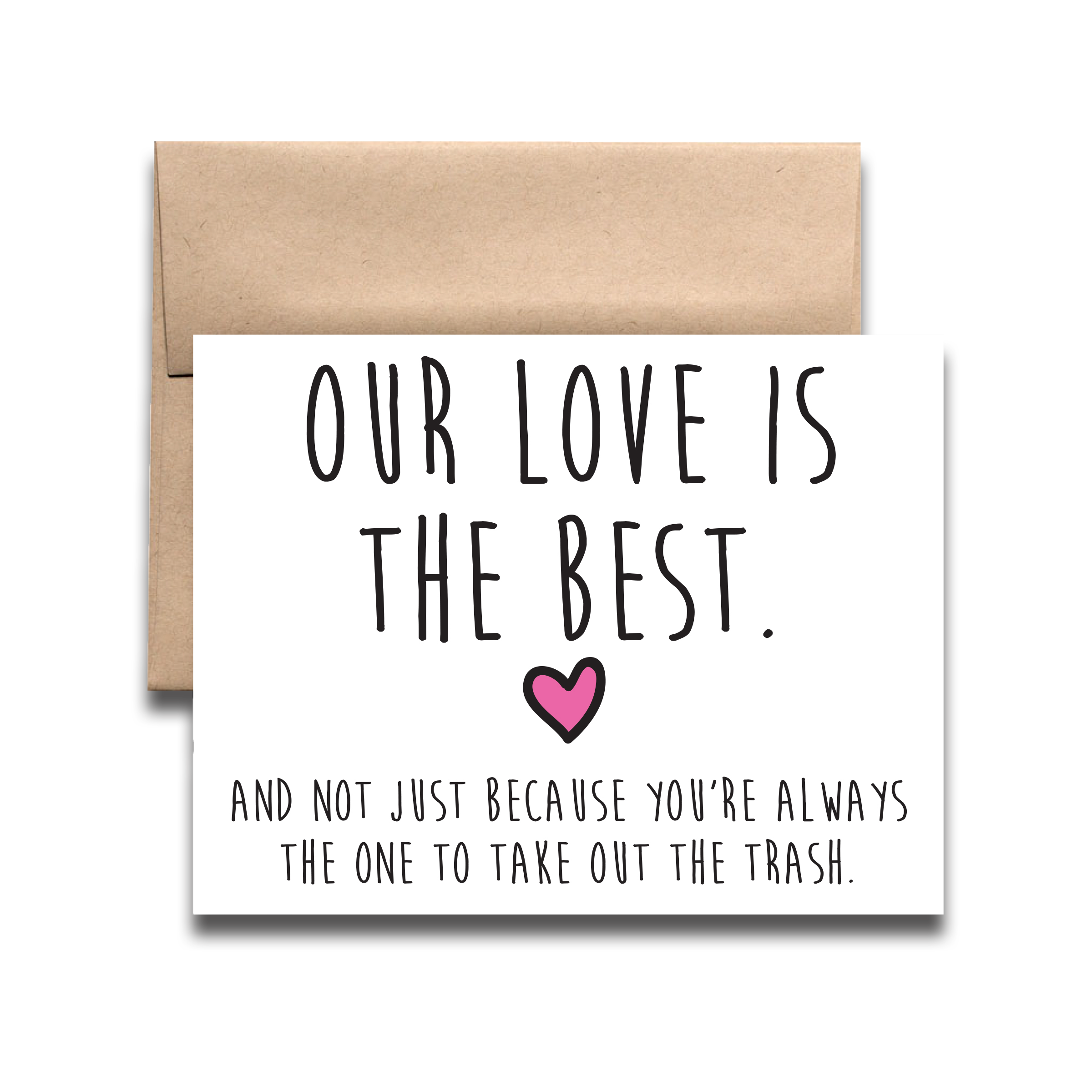 REMOVED BRAND - Wholesale Love Card - Our Love Is the Best Greeting Card0