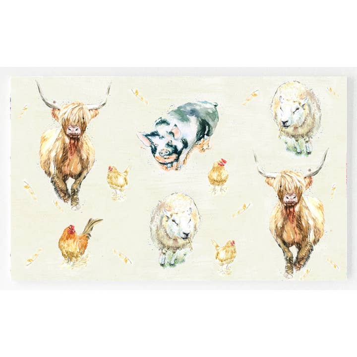 Keramisk fad - Coo, Får, Gris for engroshandel hos Country Creation