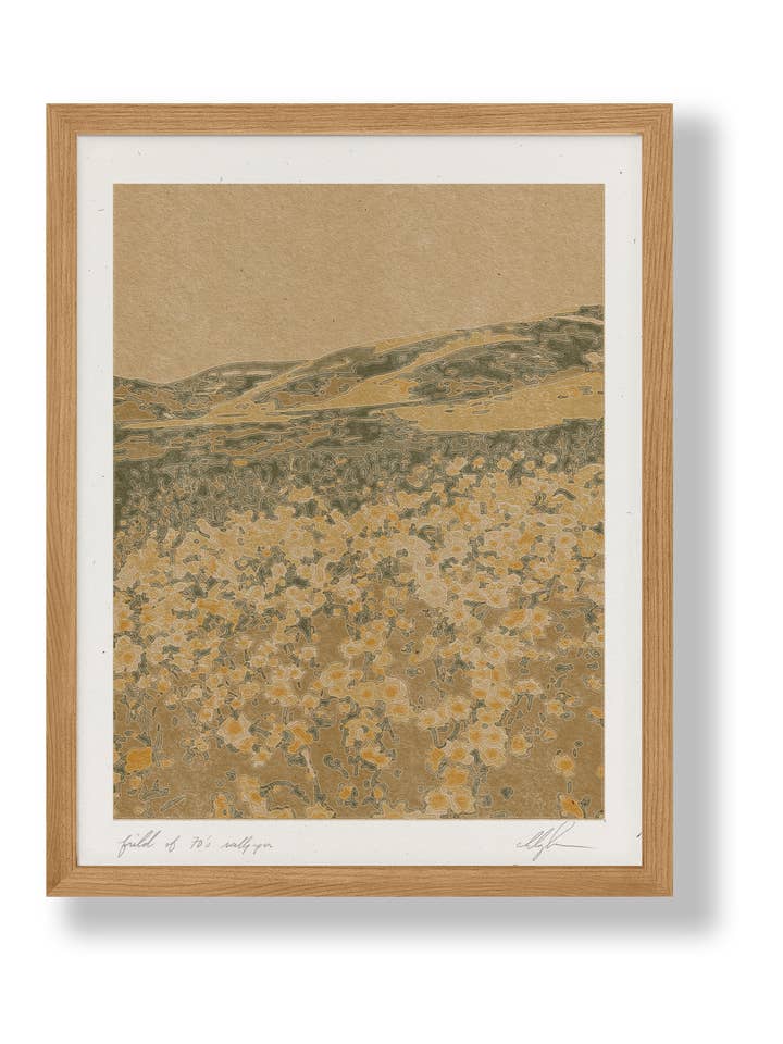 Field of 70's Wallpaper for wholesale by Cocoshalom