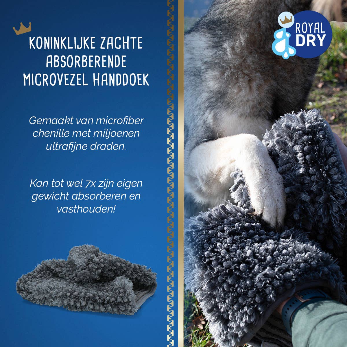 Hofman Animal Care - Wholesale Pet Towel - Dog - Koninklijke Droge Handdoek2