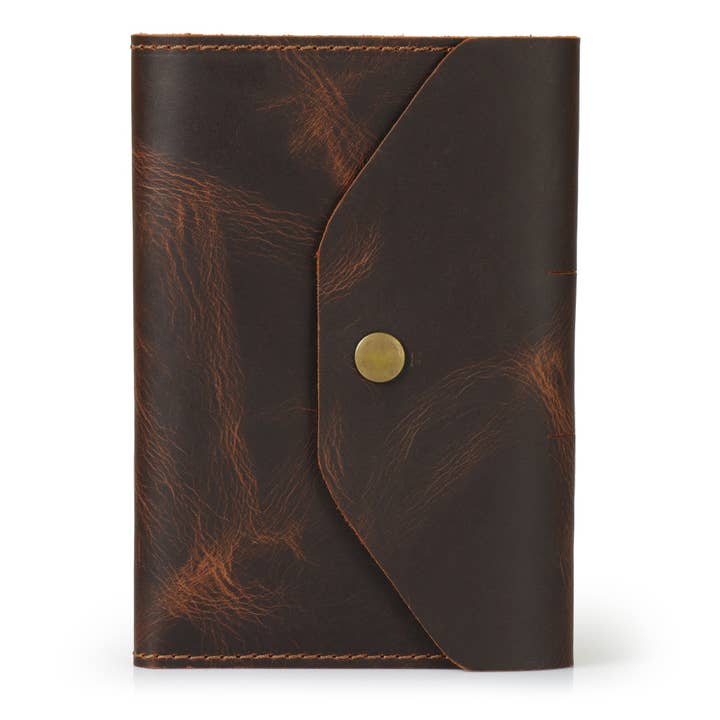 Londo - Wholesale Journal Cover - Londo Personalized Top Grain Leather Portfolio with Notepad (Snap Closure & Lock)22