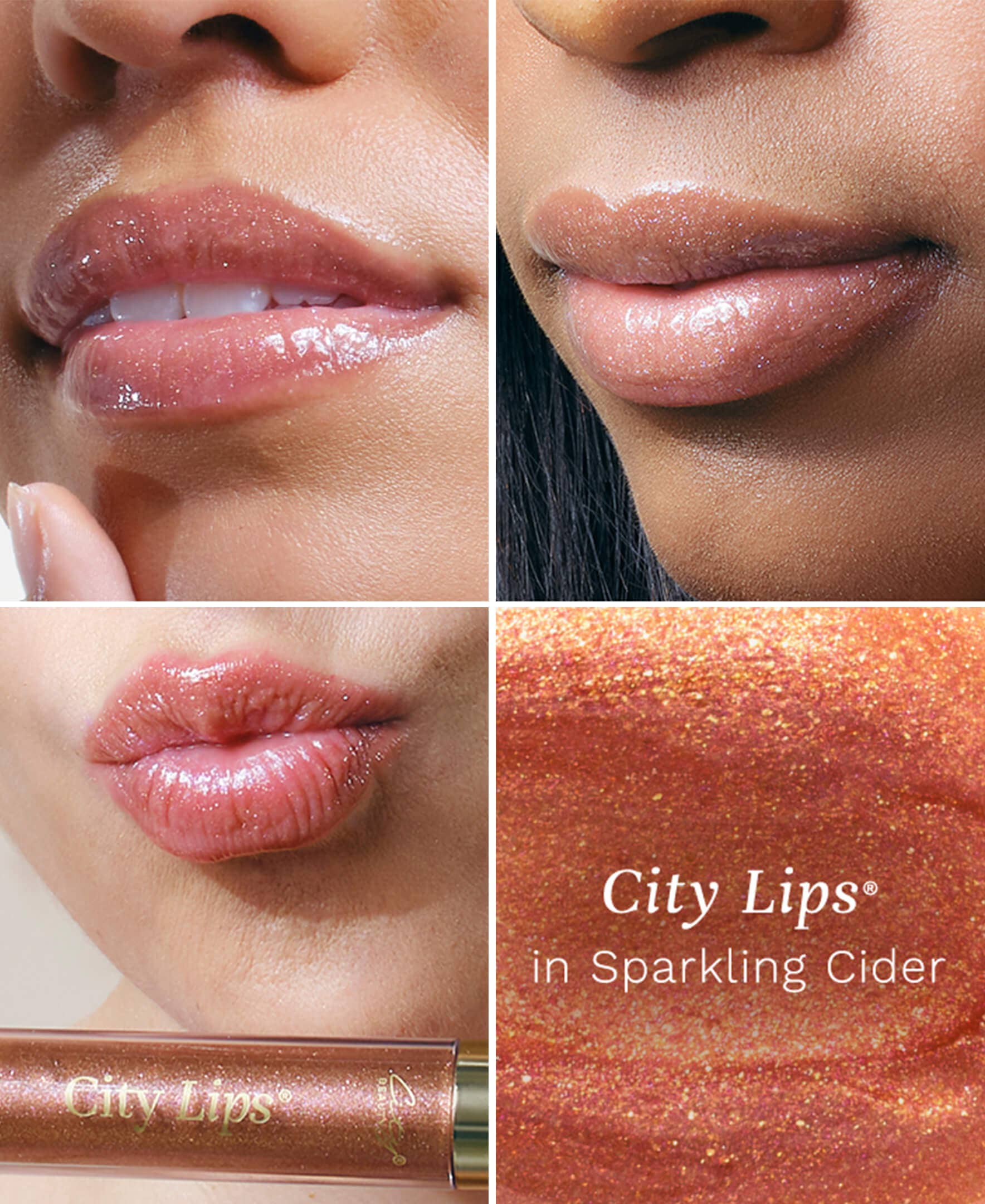 City Beauty - Vente Brillants à lèvres et gloss - City Lips® - Gloss Repulpant - Cidre Pétillant - Nacré2