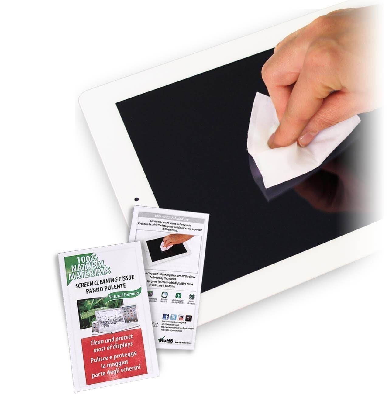 PURO - Wholesale Device Screen Protector - Screen Cleaning Kit With Spray, Microfiber Cloth And Salvi3