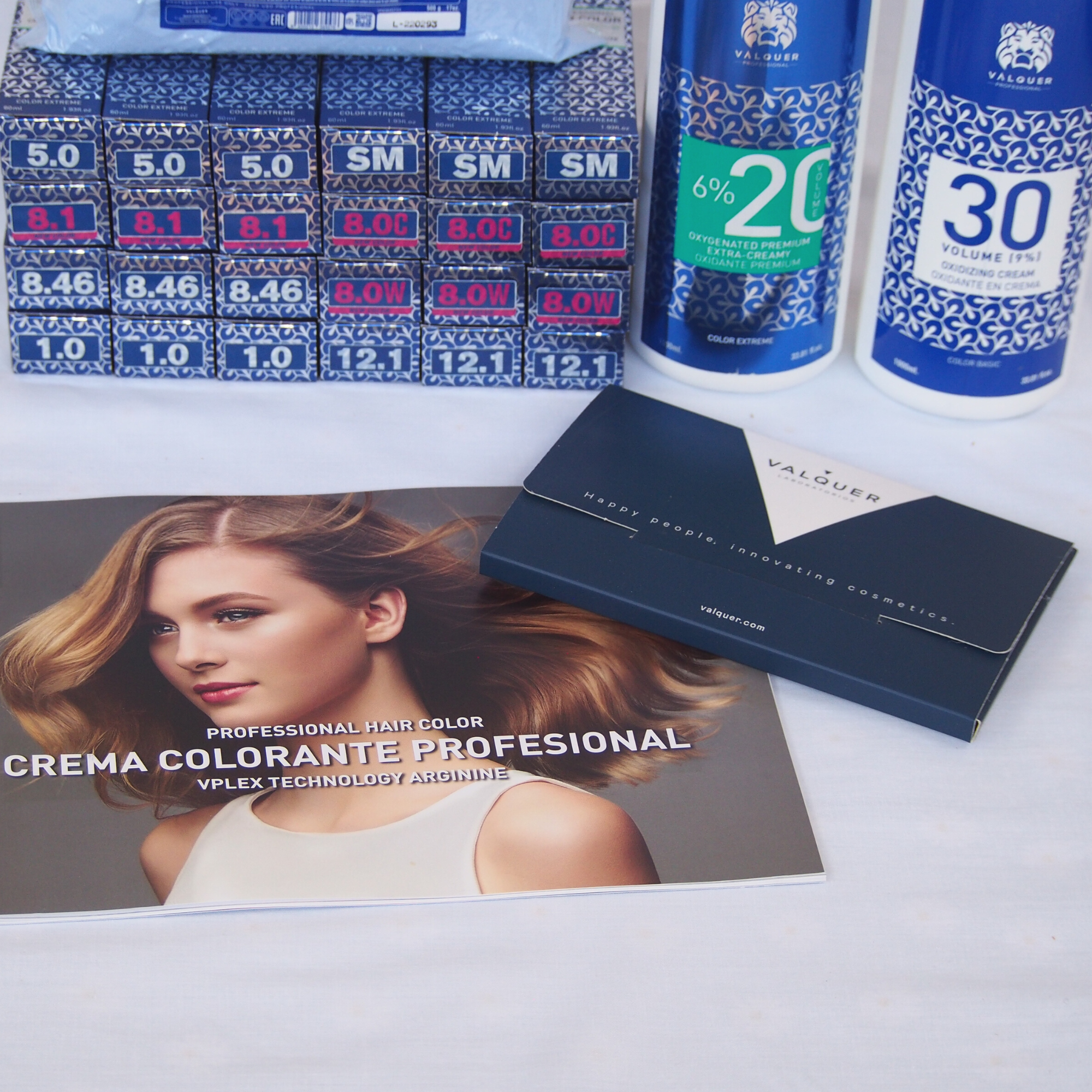 Valquer Laboratorios - Wholesale Hair Dye - Welcome Pack Professional Color - Complete Kit4
