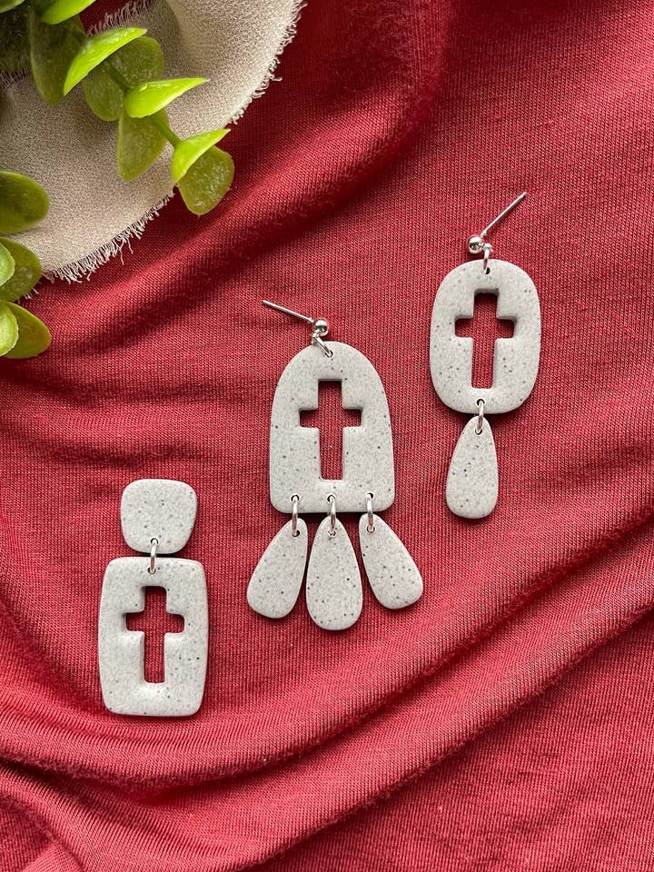 Stone Cross (3 Styles) for wholesale by Eden + Clay by Ana Denae