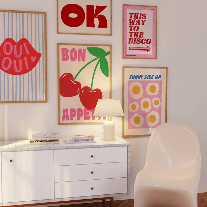 By Honey Studios - Wholesale Art Print - Bold OK Quote Print | Modern Wall Art | Typography Poster