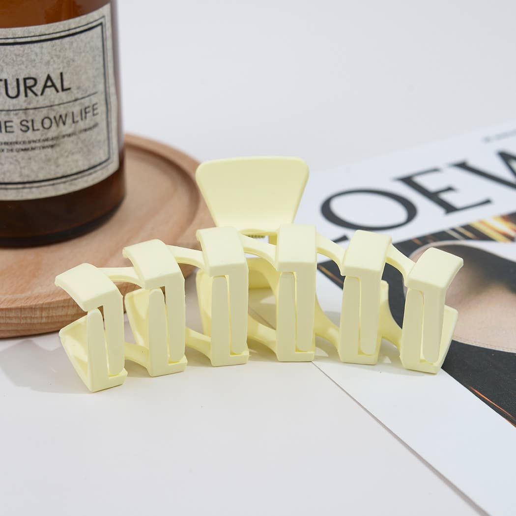 TheDivaSoap - Wholesale Hair Clip - Women's - Large Matte Zig Zag Hair Claw Clip8