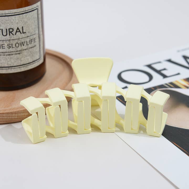 TheDivaSoap - Wholesale Hair Clip - Women's - Large Matte Zig Zag Hair Claw Clip8