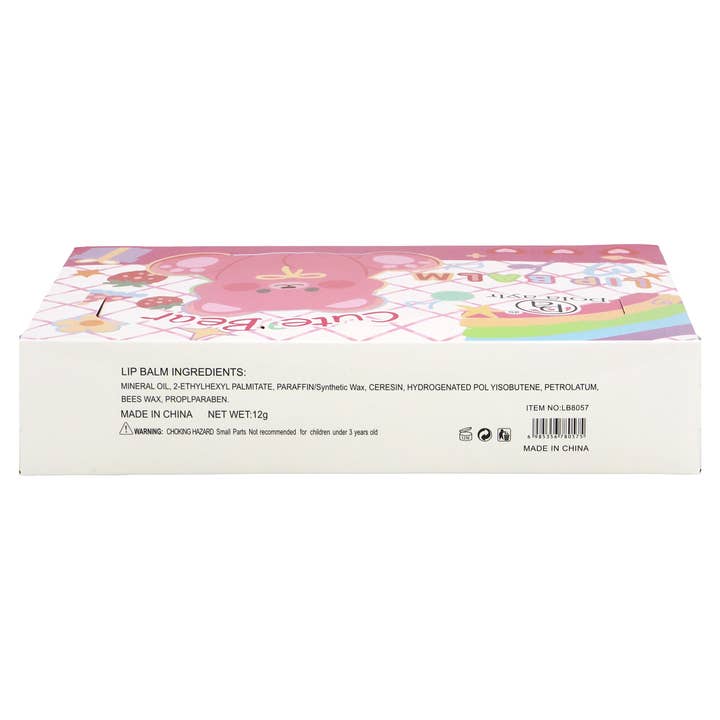 Cap Zone - Wholesale Lip Balm - Teddy Bear Moisturizing Lip Balm Collection6