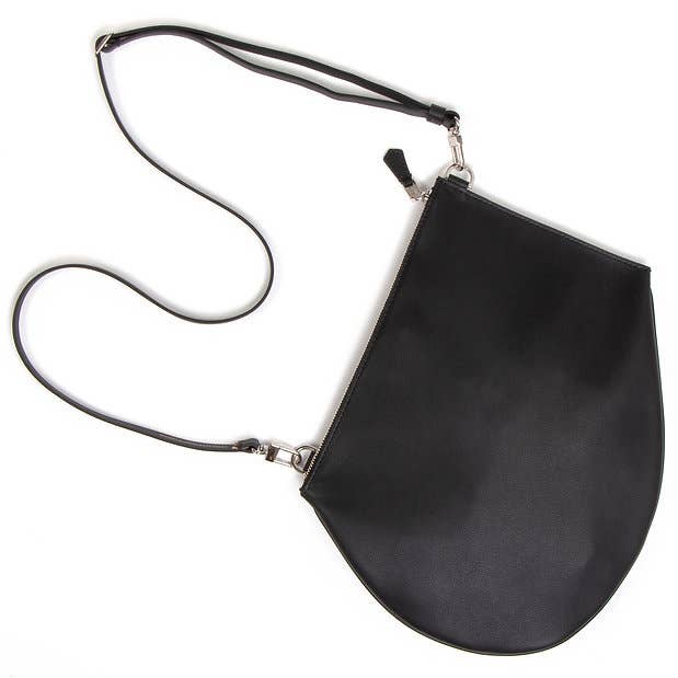 Bolsa tiracolo Zip XL - Skin Classic preto por atacado de MARIELAURENCESTEVIGNY