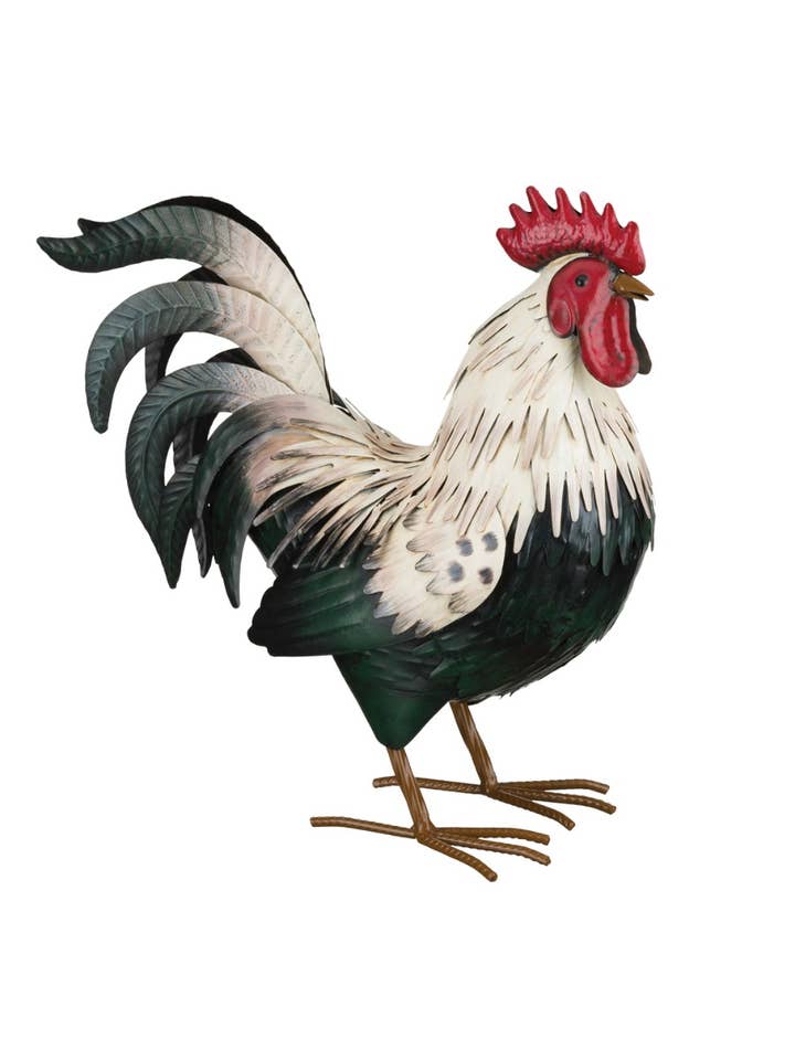 Verde Rooster Decor MED for wholesale by Regal Art & Gift