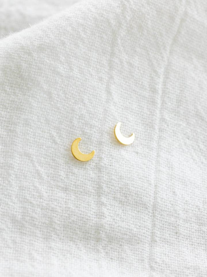 Moon Studs for wholesale by Laine Honolulu