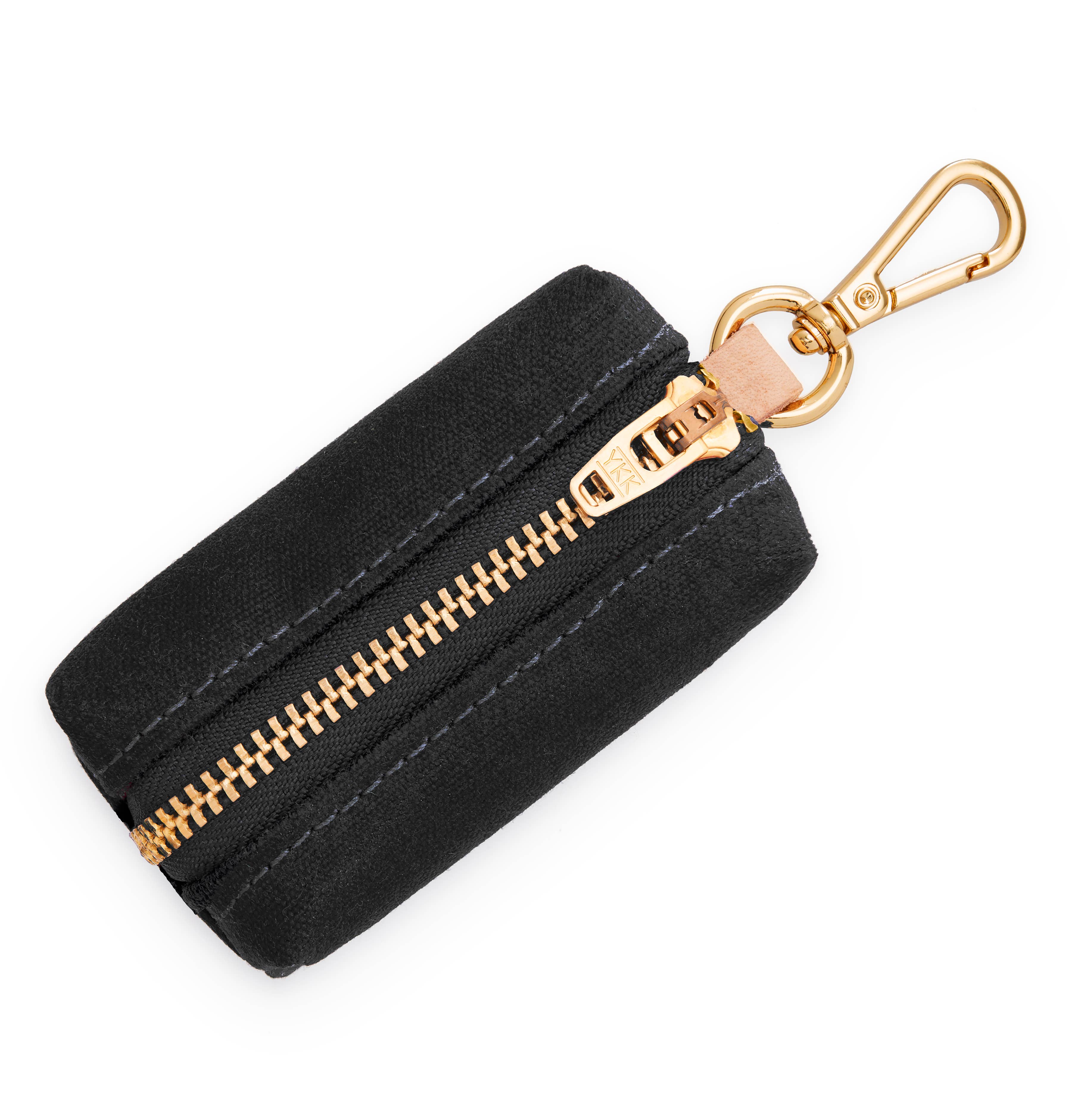 Sort Onyx voksbehandlet canvas dispenser til afføringsposer for engroshandel på Faire1