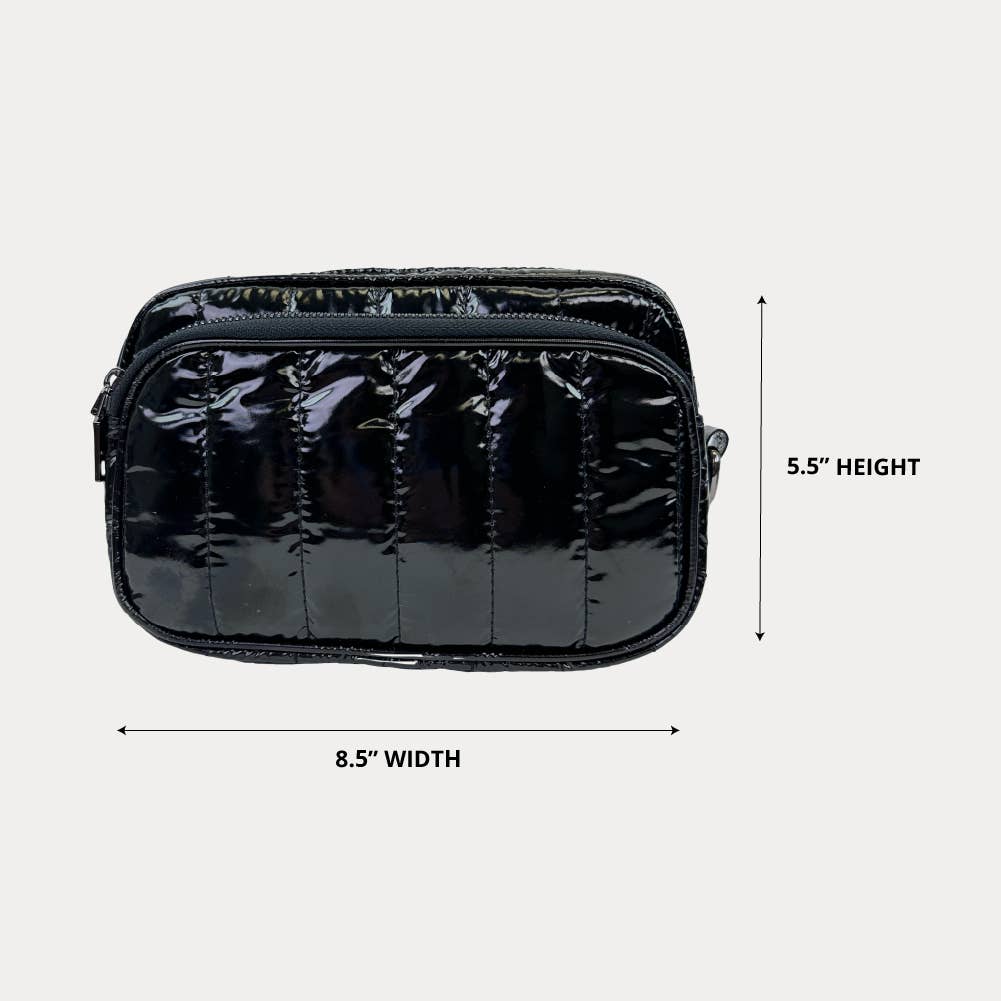 AHDORNED - Vente Sac à bandoulière – femme - Sac à bandoulière en nylon liquide matelassé Ramona7