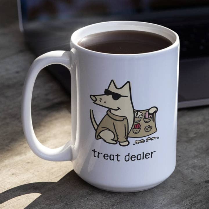 Treat Dealer - Large Coffee Mug for wholesale by Teddy the Dog