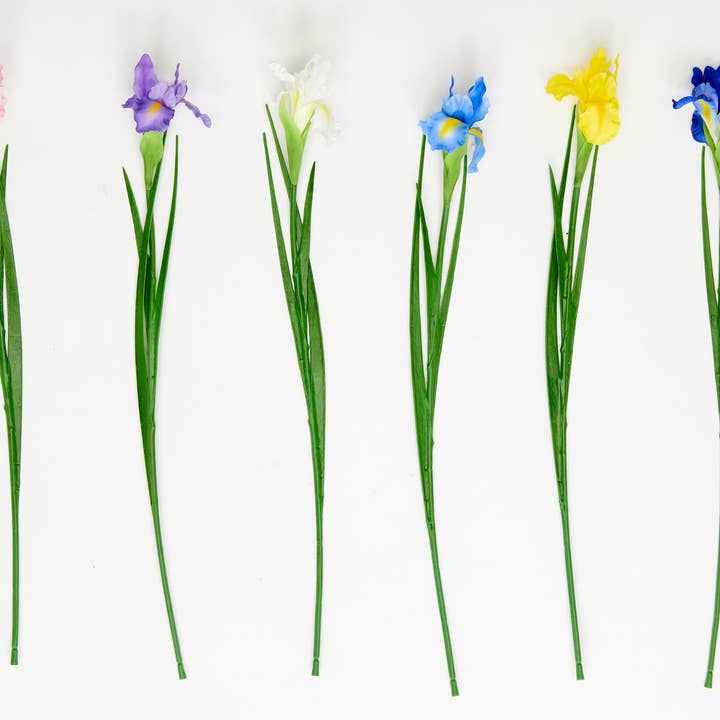 WORTH IMPORTS - Wholesale Artificial Flowers - 25" Artificial Iris Flower Spray