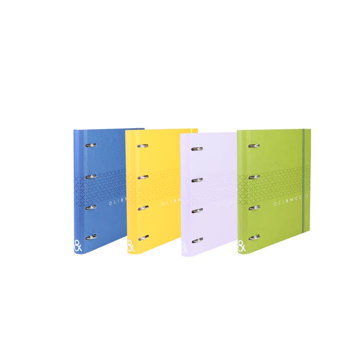 A4 Ringbuch 4 Ringe mit Nachfüllpack & Trennblatt Elast Oli&Mocki für den Großhandel von Ancor