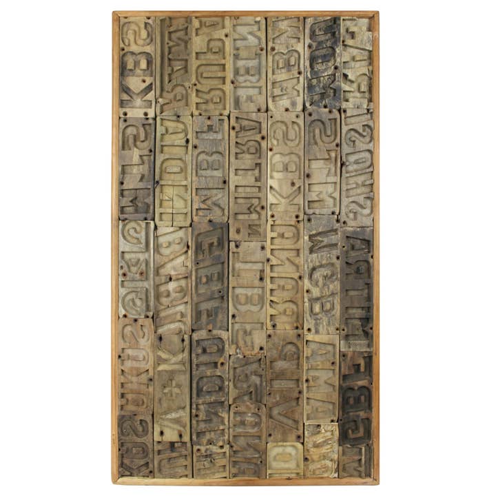 Art mural en lettres de bois pour la vente par HomArt