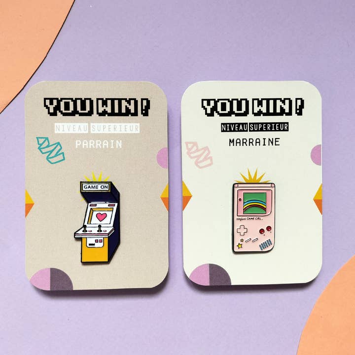 Pin's grandmother grandfather Baby announcement for wholesale by Pamela Loops