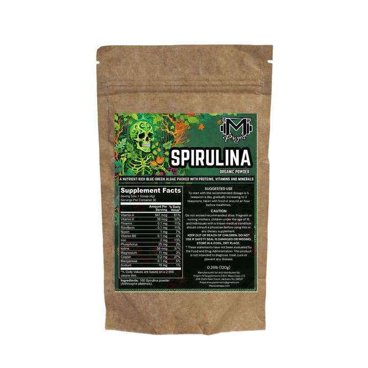 Mass Cast, LLC - Wholesale Protein/Superfood Powder - Organic Spirulina Powder by Project M