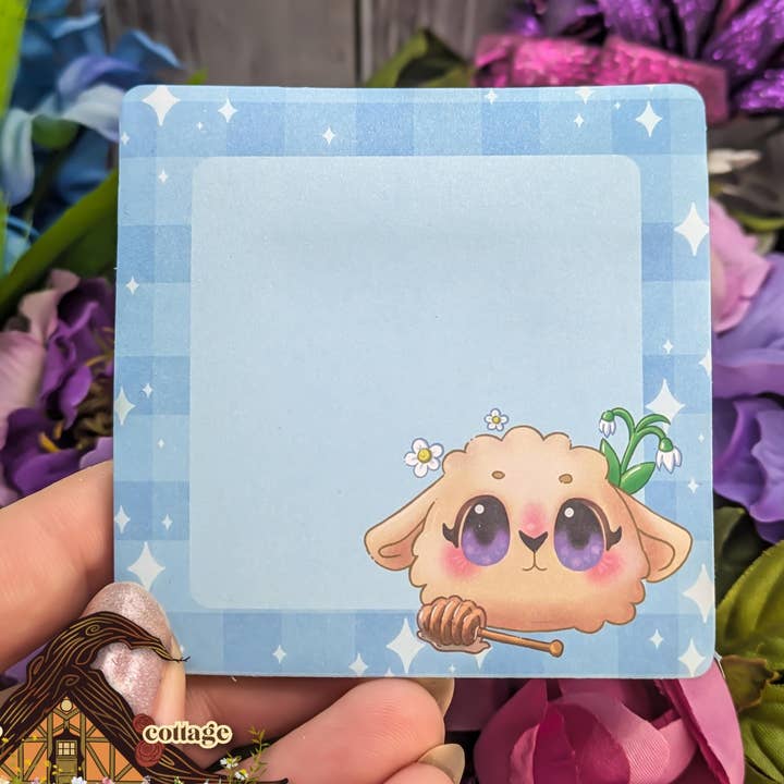 Imbolc Fåreklistermærker: Keltisk Lam, Honning & Blomster for engroshandel hos Witchbriar Cottage