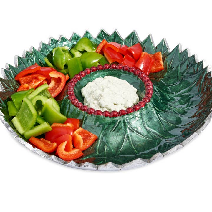 Holly Resprig - Ciotola per chip e dip, 33 cm per la vendita all'ingrosso da parte di Julia Knight Inc.