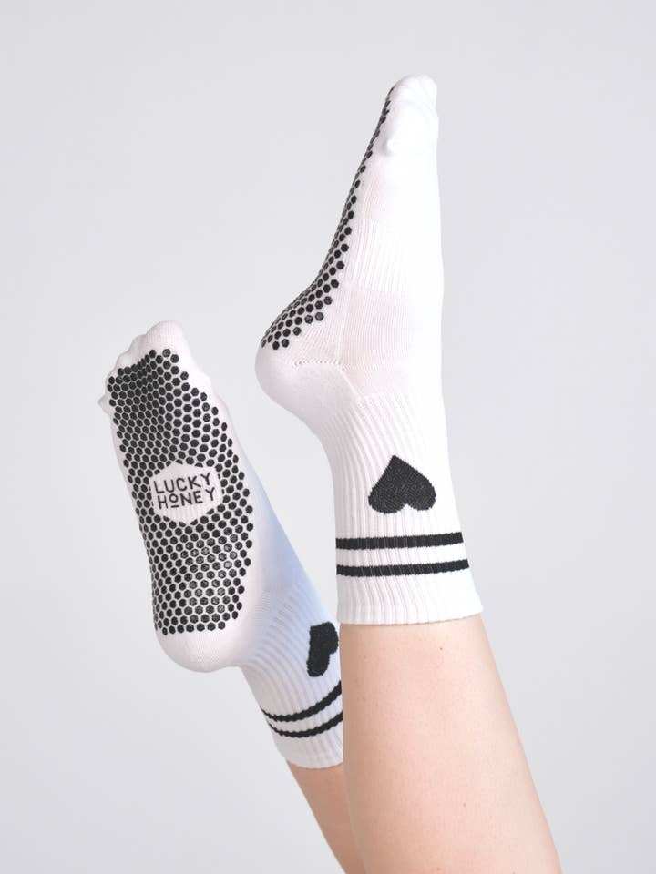 The Emmie Grip Sock for wholesale by LUCKY HONEY