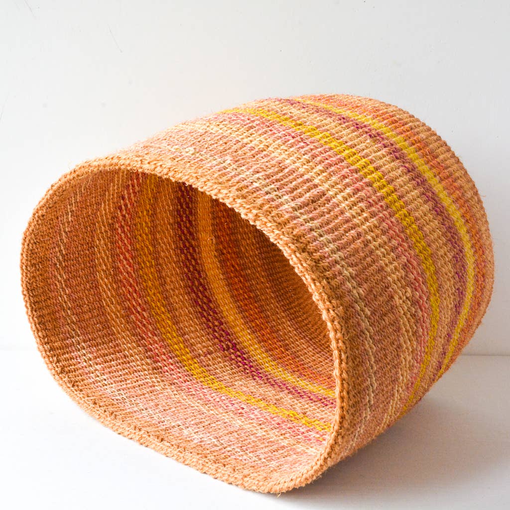 Crafts by Solid - Wholesale Basket - Handwoven Sisal Baskets - Colourful hues - XXS - XXL59