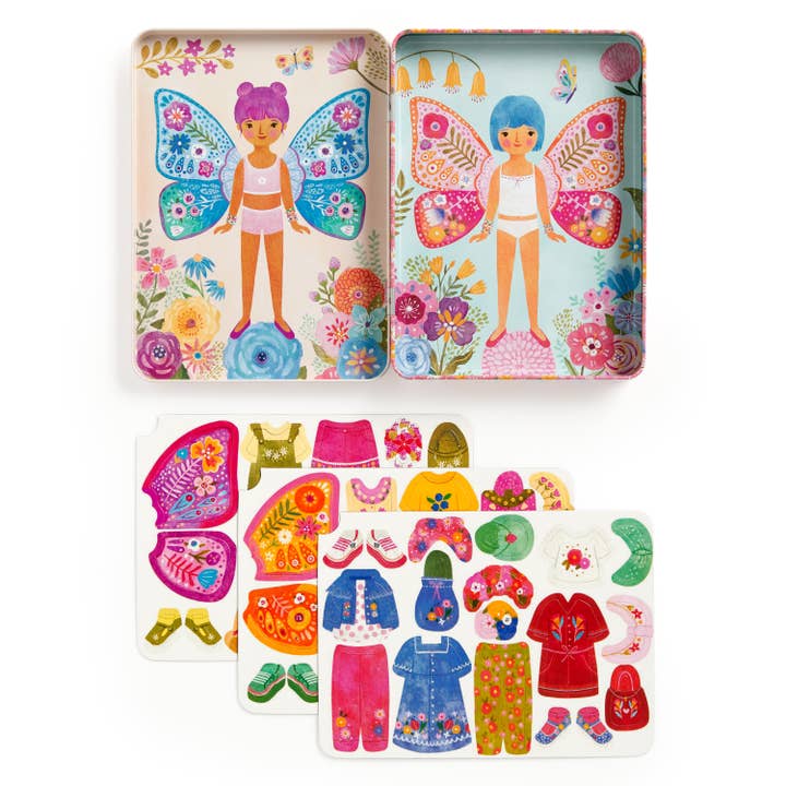 Chronicle Books - Wholesale Toy Set - Kids - Butterfly Bliss Magnetic Dress-up