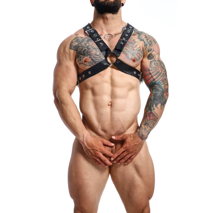 Malebasics Underwear - Wholesale Sex Toy - DNGEON Classic Cross Harness By MOB 7