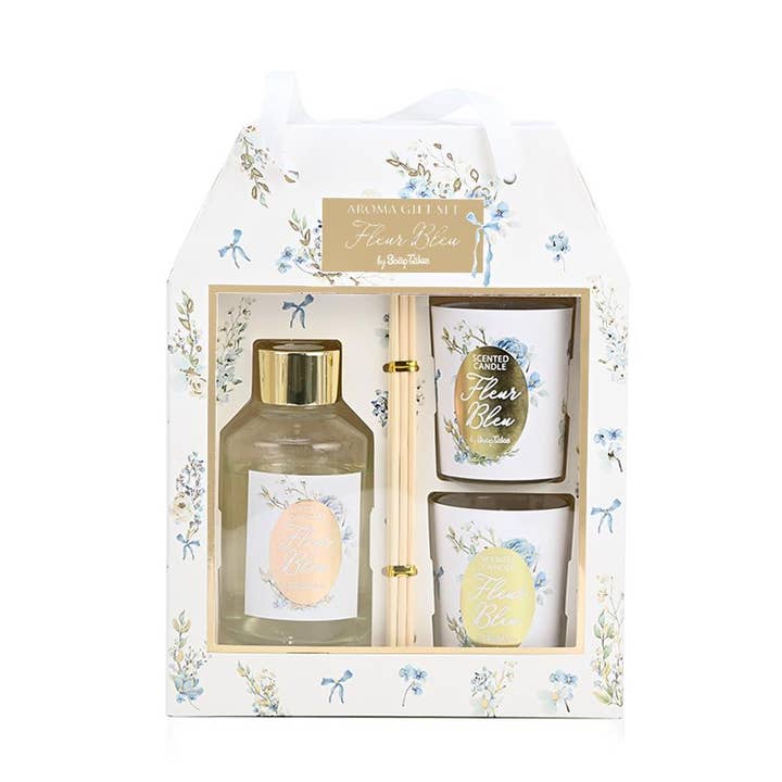 Aromatisch cadeauset Fleur Blue van SoapTales voor wholesale door IngrossoBeauty by INCI Srl