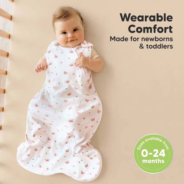 Butterflies Soothe Sleep Sack, Baby Wearable Blanket for wholesale on Faire