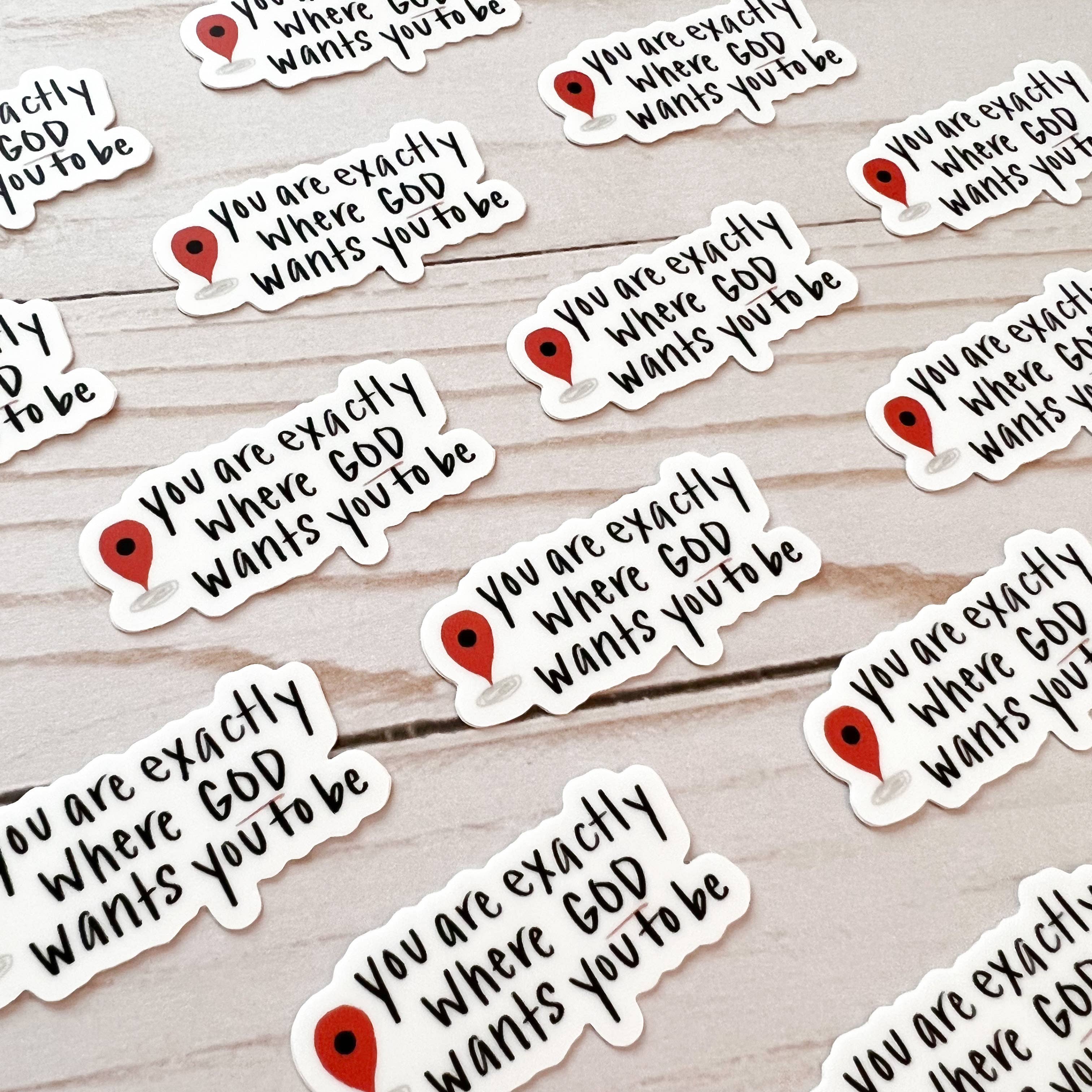 swaygirls – Adesivo por atacado – Adesivo Onde Deus quer que você esteja | Adesivo do mapa da fé7