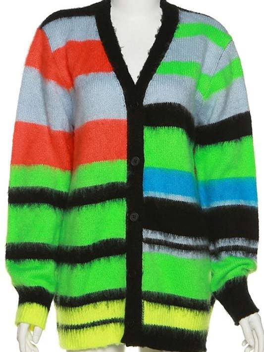 MULTI multicolor striped sweater for wholesale on Faire3