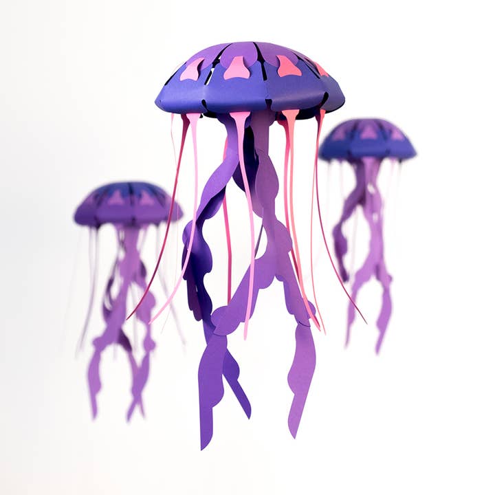 Today is Art Day - Wholesale DIY Craft Kit - Jellyfish - 3D Paper Figure by Plego6